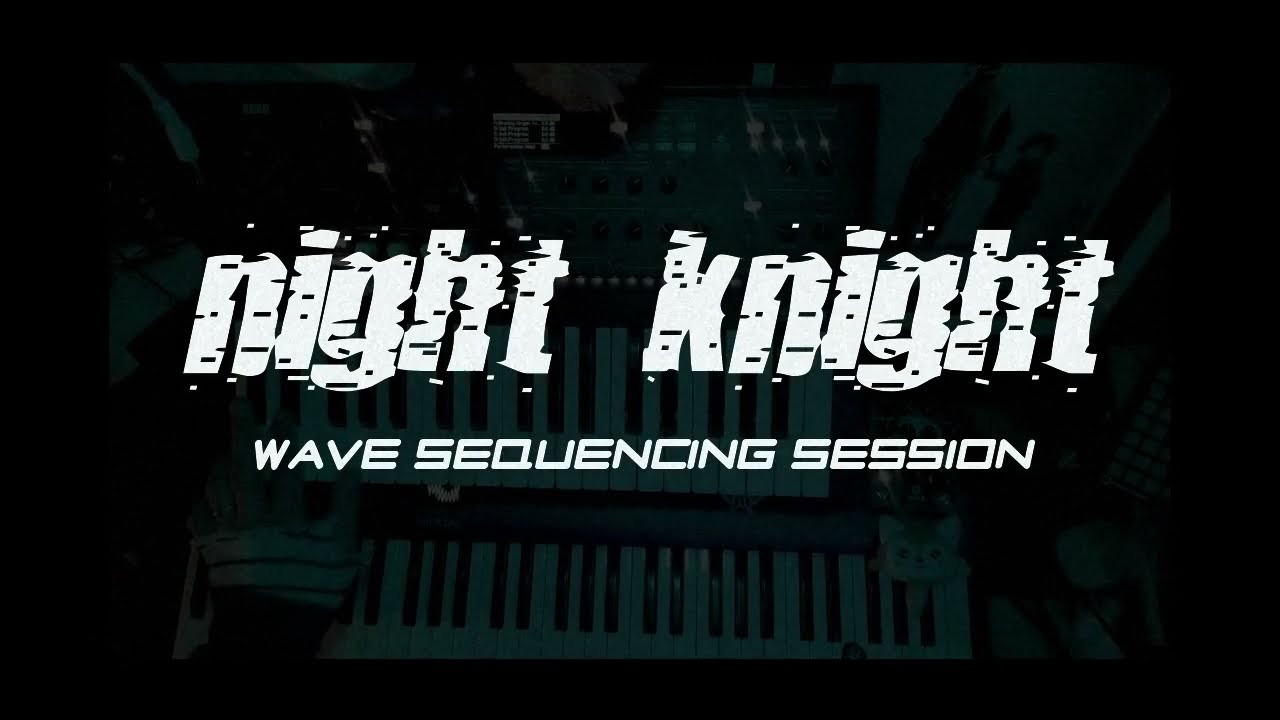 Night Knight : Korg Wavestate || feel the wave sequencing force || Evolving Ambient feat.Cobalt 8x