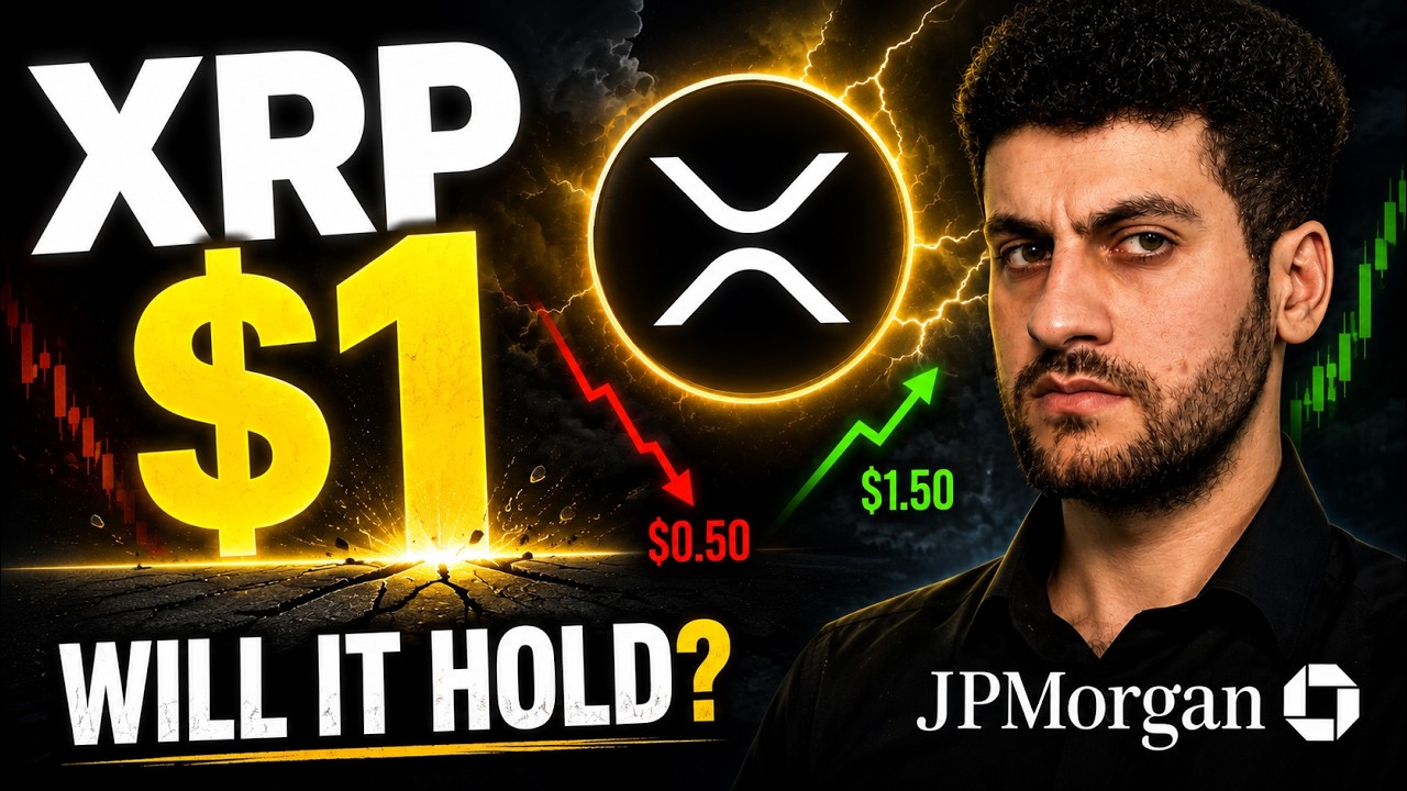 🔴 XRP LIVE: Below $1. Crash or Bottom From Here? (JP Morgan Buys!?)