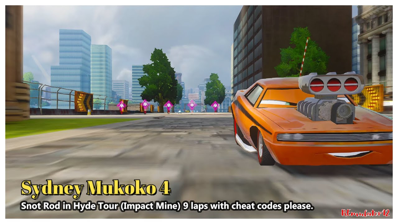 Cars 2 The Video Game | Snot Rod - Battle Race (Impact Mine) | Hyde Tour 9 Laps