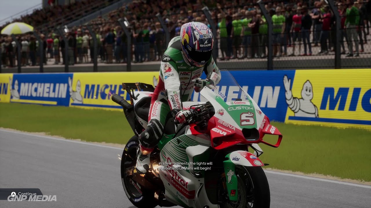 MotoGP 25 - Johann Zarco - Flag To Flag Race - Le Mans Circuit - Fuel Management - Gameplay