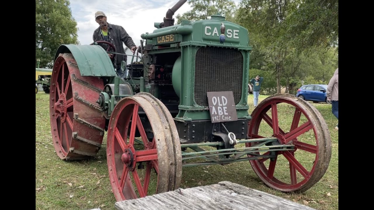 Antique flat belt driven sawmill powered by vintage tractors! #sawmill #antiquetractor #oldtractors