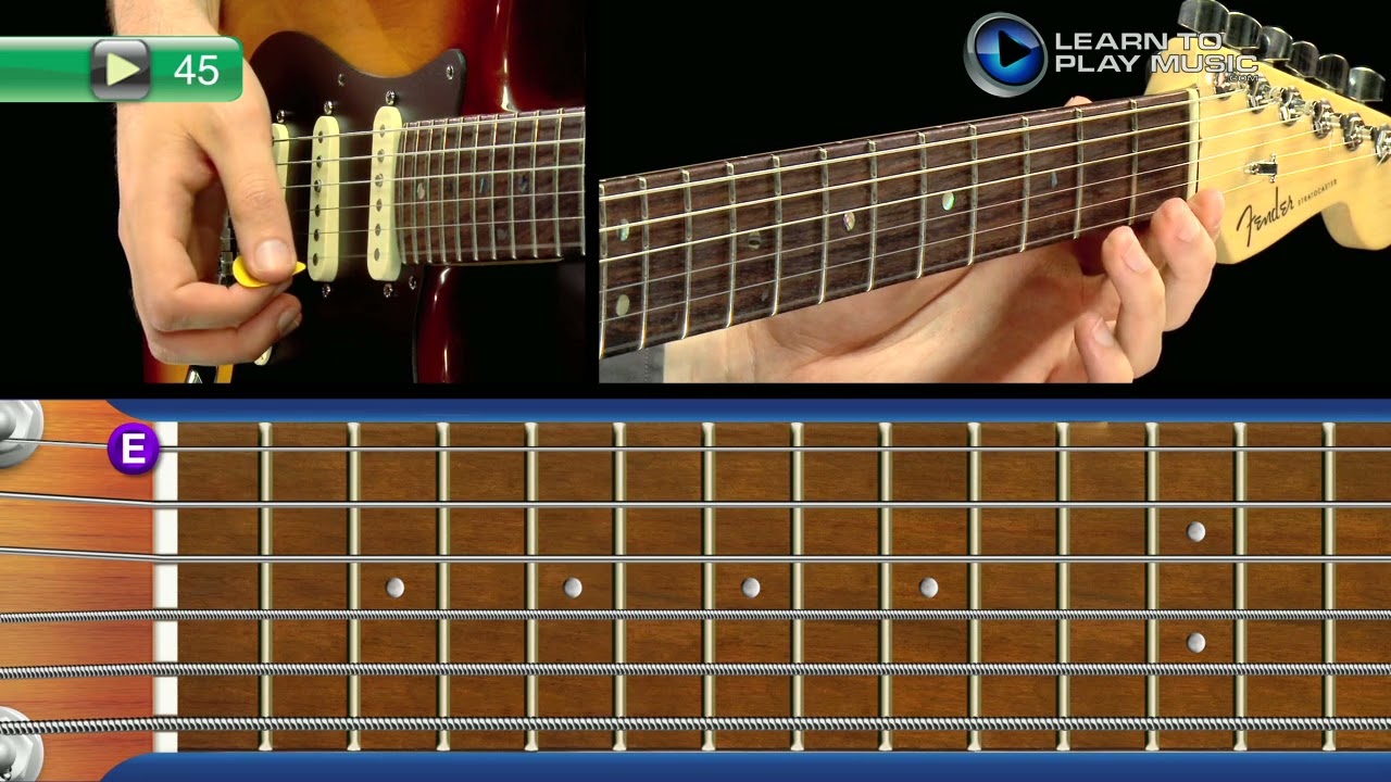 Ex045 - Guitar Method - Book 1 - Tab - Solo Mix - Angle 2