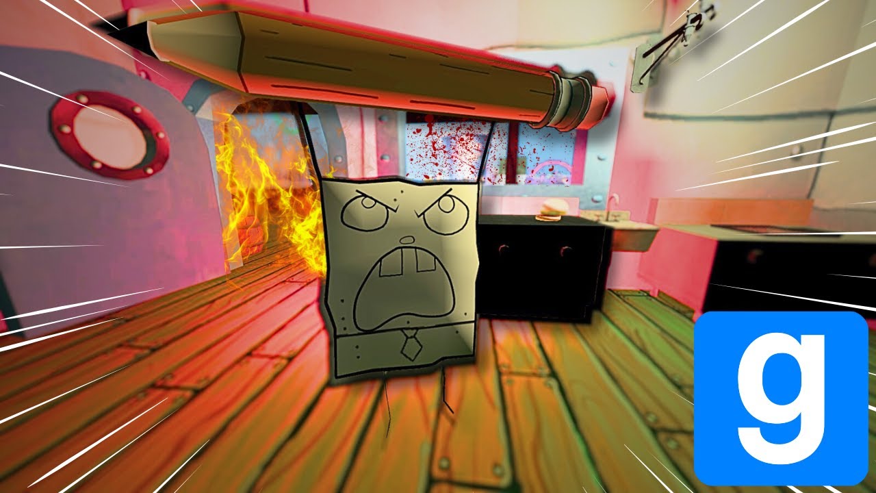 O DOODLEBOB MALIGNO NA ESCOLA! Gmod | ESCONDE-ESCONDE