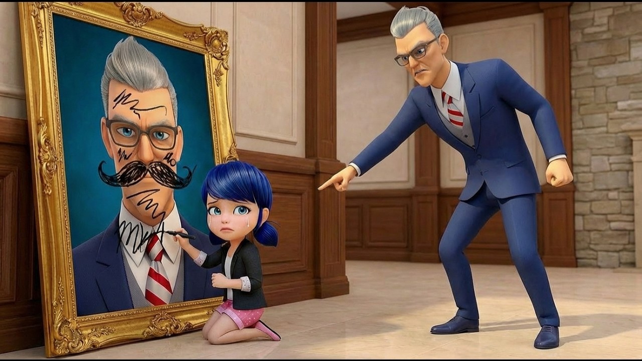 Baby Ruined Painting and Gabriel Agreste Stole Her but Marinette and Adrien saved her life😱🔥