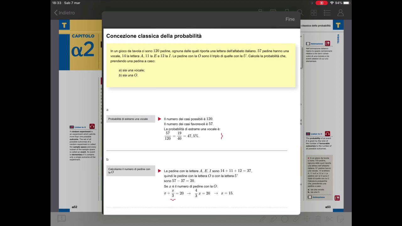 IV scientifico - correzione esercizi grigi probabilità