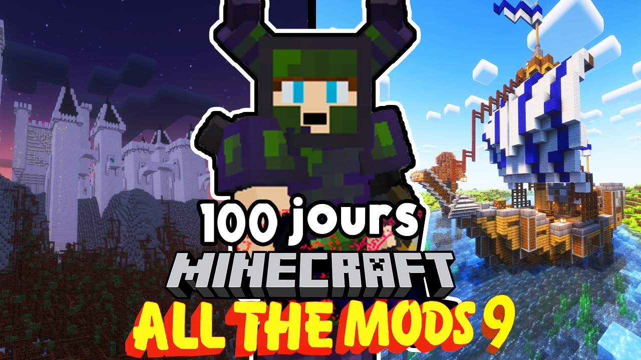 100 JOURS Avec Tous Les Mod Minecraft ! (All The Mods 9)