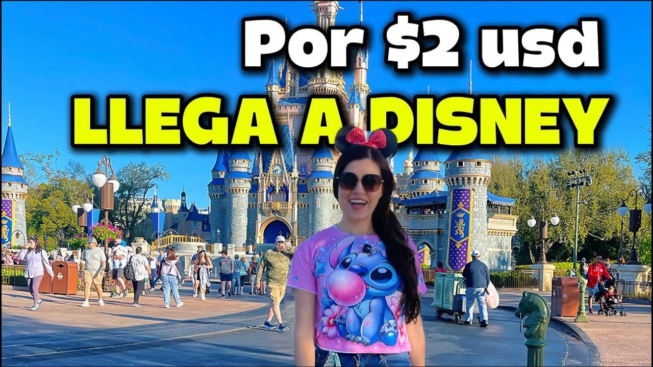 Llegar a Disney por SOLO $2 DÓLARES! 🚍✨ El Secreto Mejor Guardado de Orlando