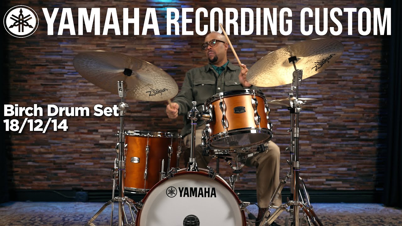Yamaha Recording Custom Birch Drum Set 18/12/14 - Real Wood (RC8F30JRW)