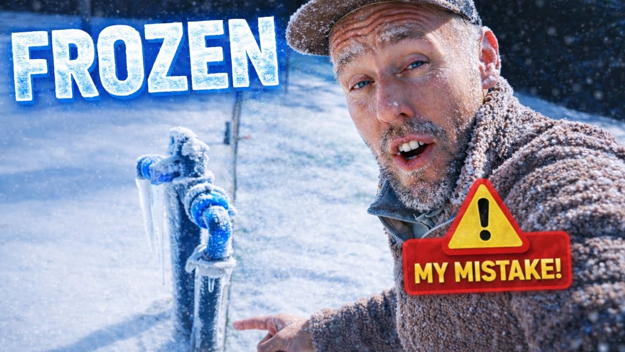 This One Mistake Froze Our Water Overnight - Massive Winter Storm