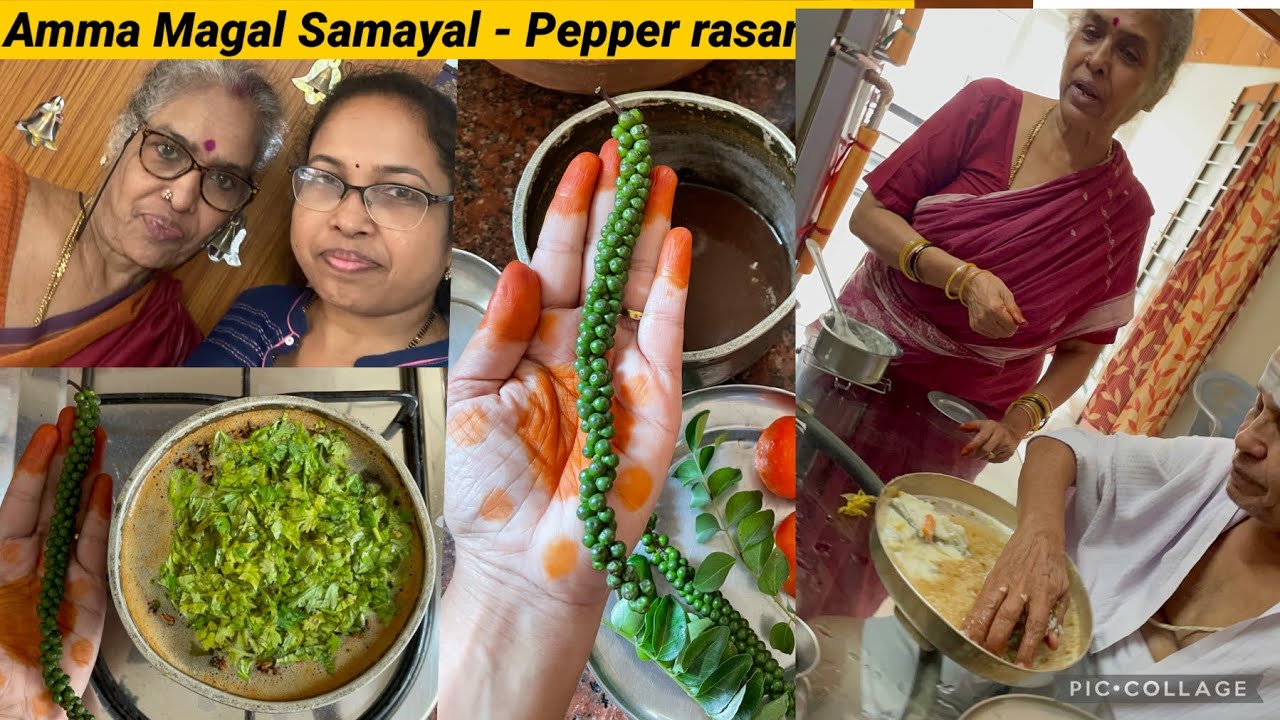 Amma Magal Samayal -Fresh Pepper Rasam | Kuru Milagu Rasam