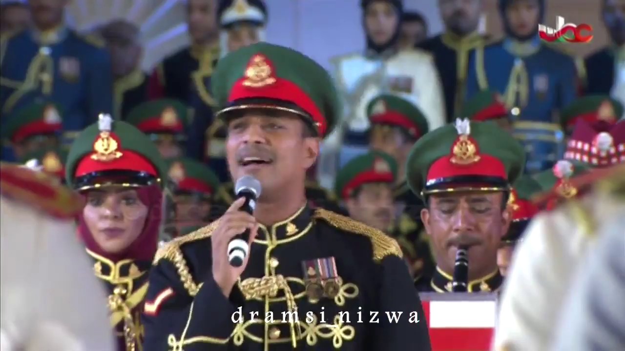 نشيد قـابوس آداء فريق الانشاد الحماسي المشترك