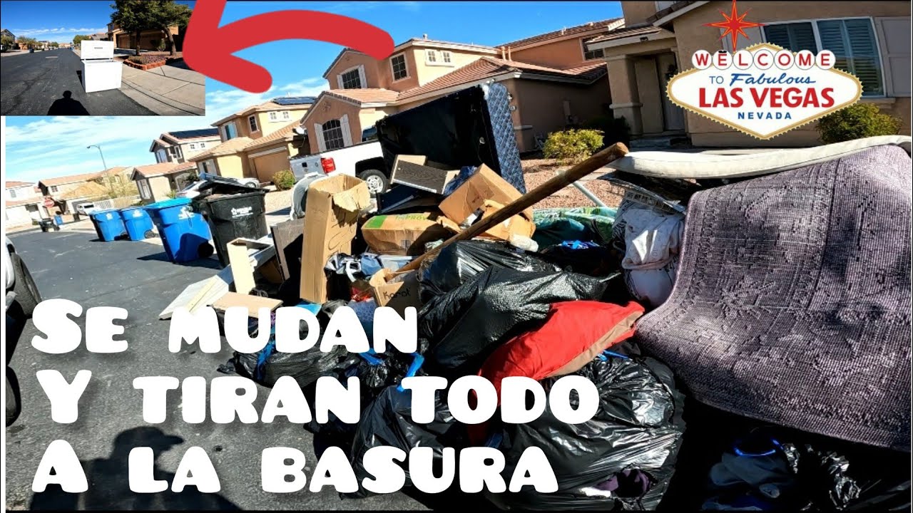 Lo que tiran en USA Las Vegas #345 se mudan y tiran sus cosas.