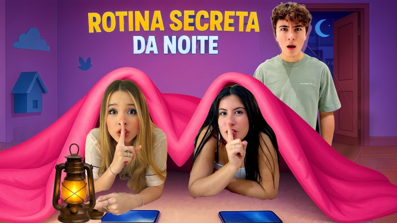 Rotina secreta da noite - Jp descobriu o nosso segredo 😱