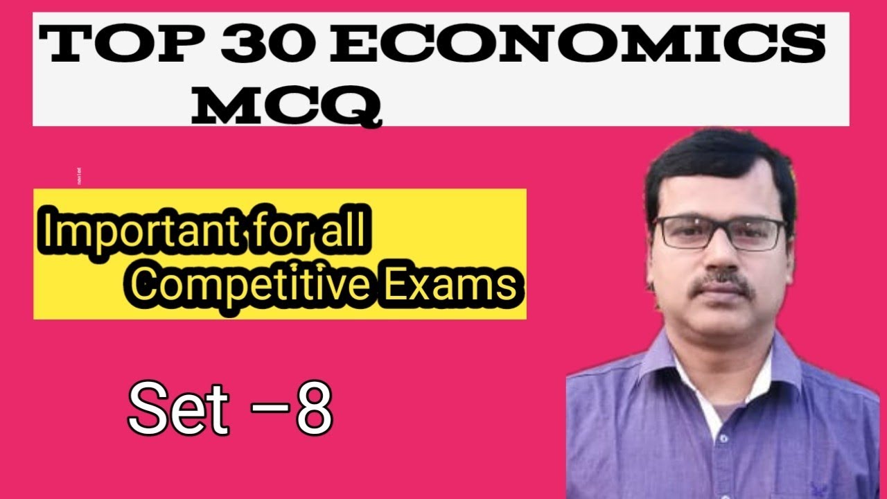 Top 30 Economics Mcq || Important for all competitive exams