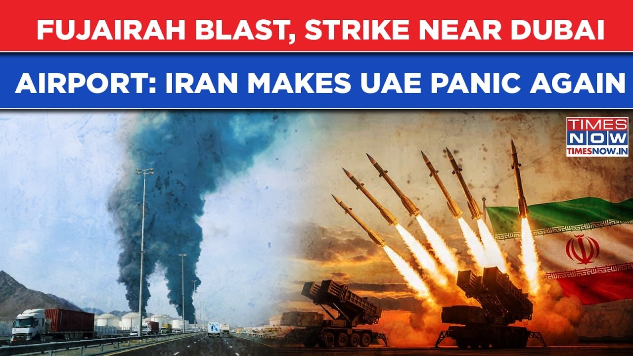 Iran War: Fujairah Industrial Area Struck, Strike Near Dubai Airport| UAE Panics As IRGC Ups Ante?