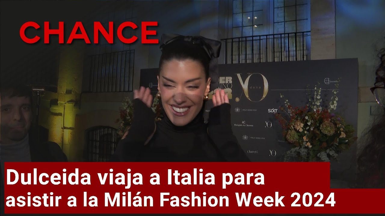 Dulceida viaja a Italia para asistir a la Milán Fashion Week 2024