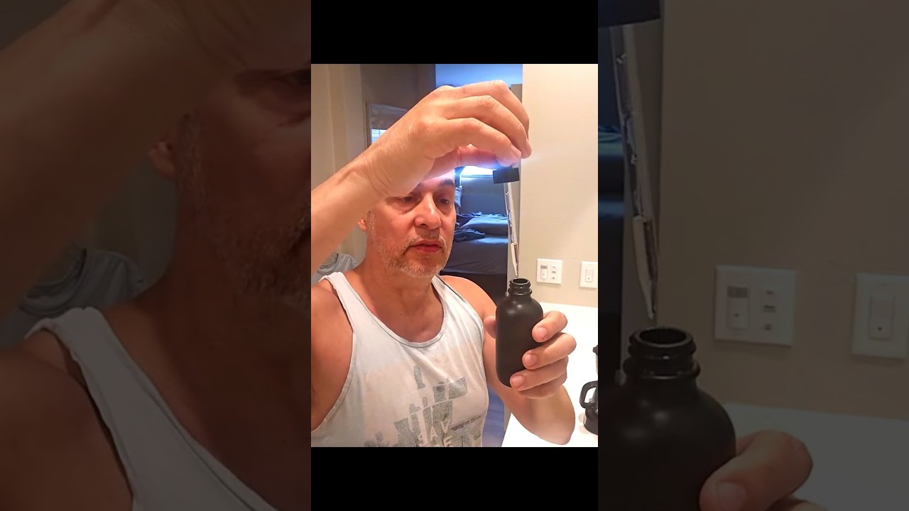 I was tired of losing my hair. so I made my own 2 deoxy d ribose hair serum. #haircare #growthserum