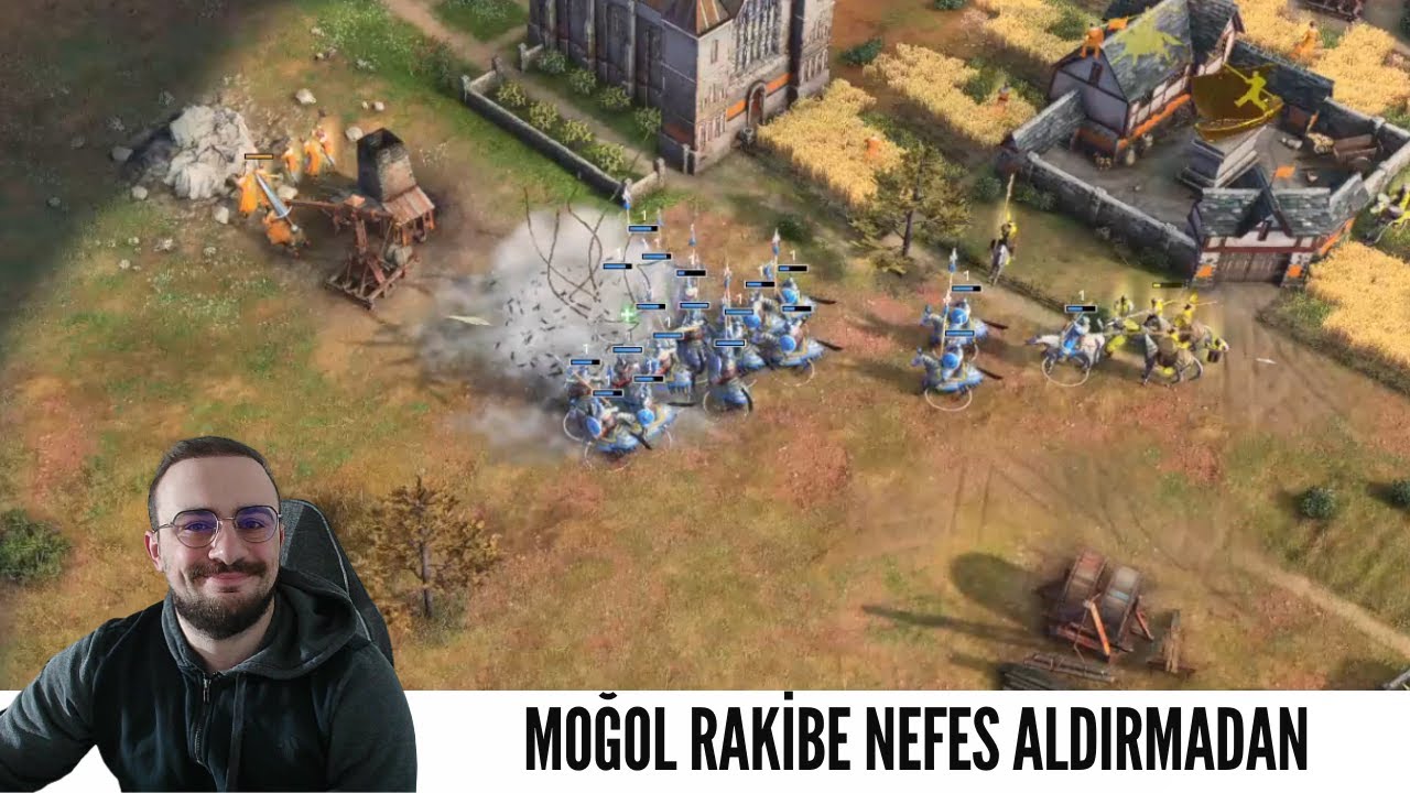 Age of Empires 4 IV RANKED MOĞOL ile rakibe akın ettim.