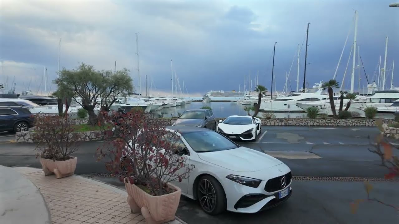 Sanremo Italy: Evening Walking Tour in 4K | Harbor & Luxury Promenade | 04:43 PM, February 14, 2025