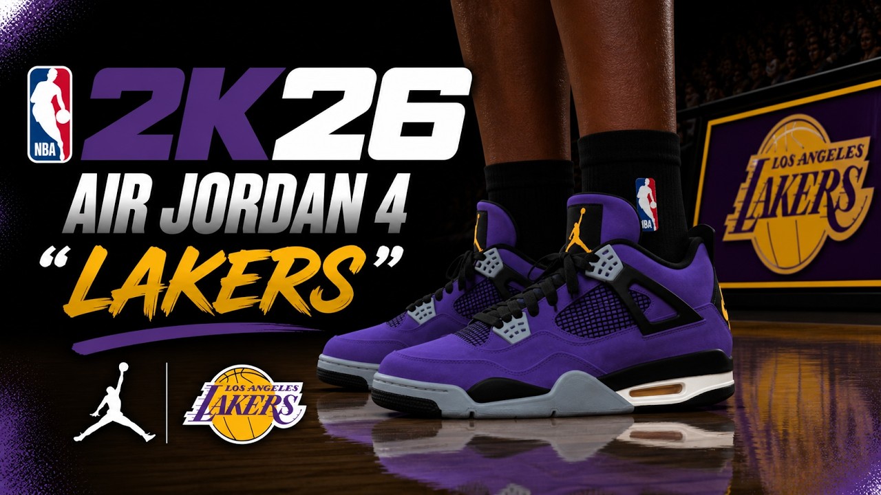 Создатель обуви в NBA 2K26 - Air Jordan 4 