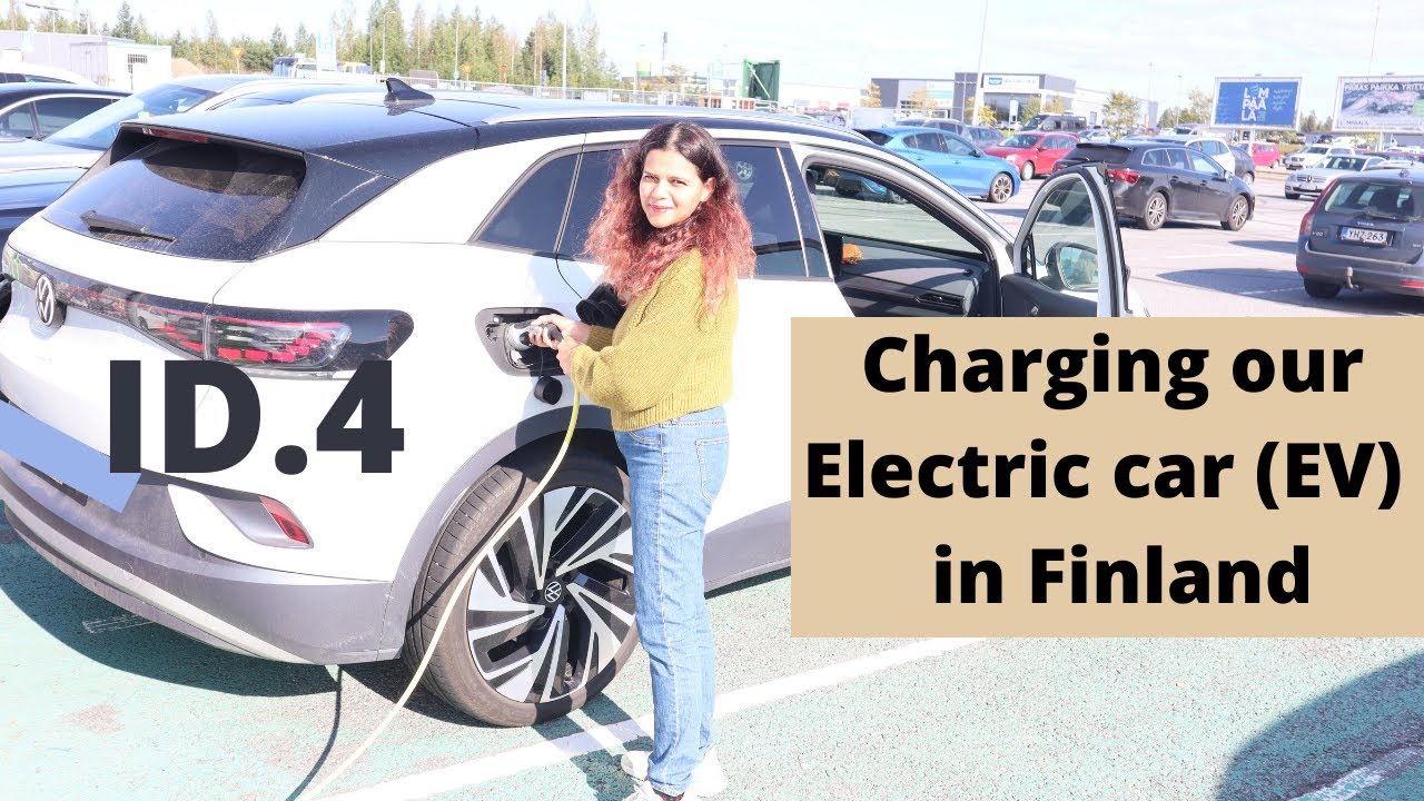 How to charge an Electric Vehicle(Ev).Free charging Life In Finland #IndianInfinland #Flinlandvlog