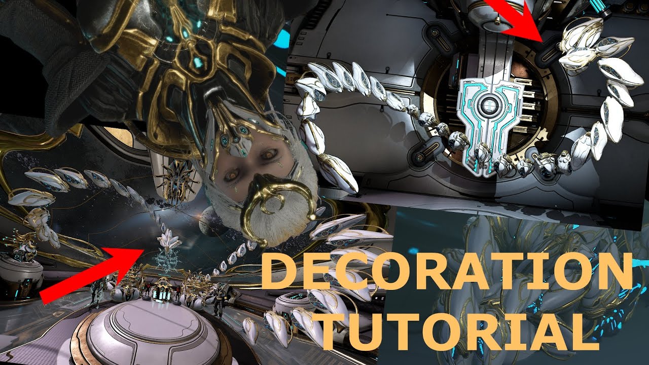 ORBITER DECORATION TUTORIAL / TIPPS AND TRICKS - WARFRAME