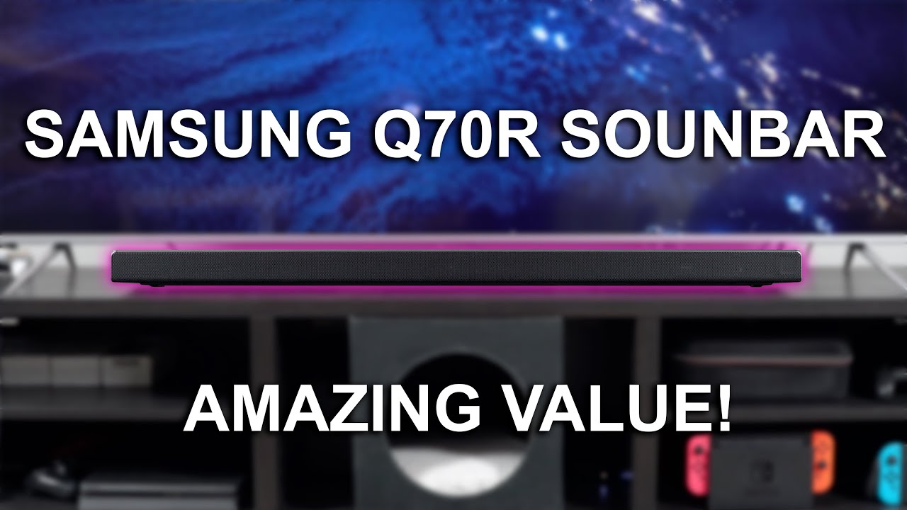 BEST Value Soundbar with AMAZING sound! - Samsung Q70R Soundbar
