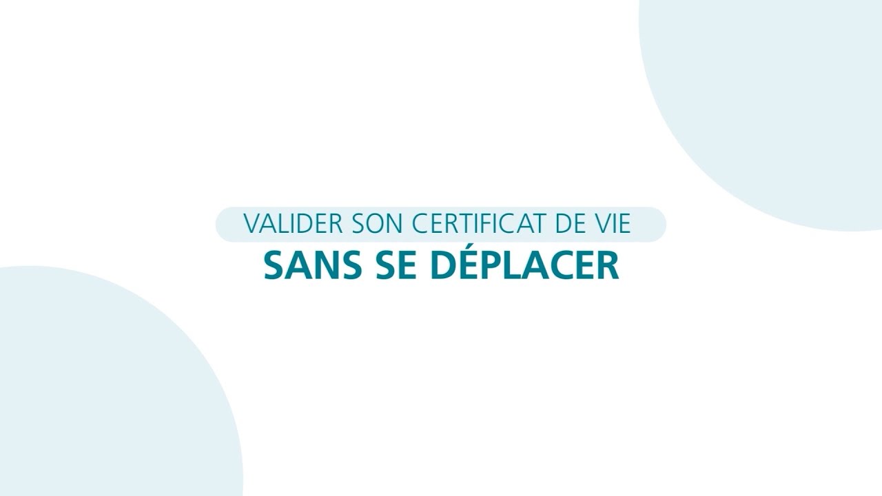 Valider son certificat de vie sans se d&eacute;placer
