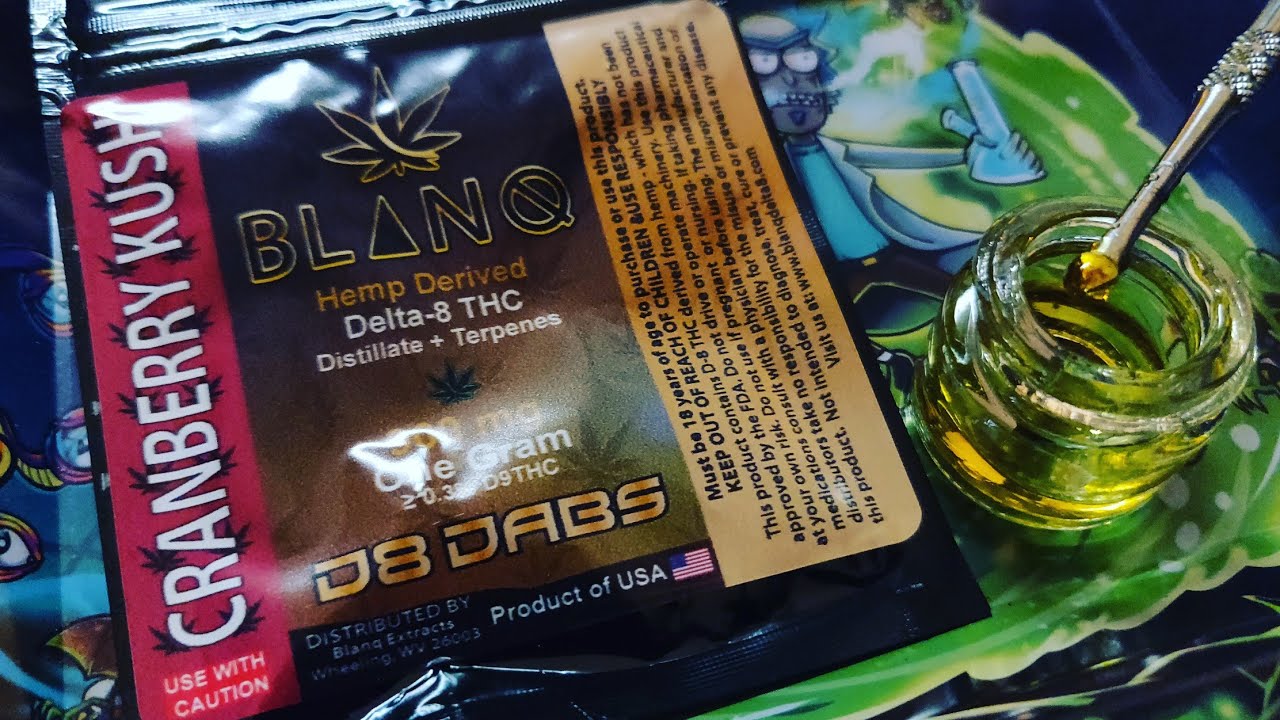 Blanq Delta 8 THC Cranberry Kush D8 Dab Wax!! 👍🔥