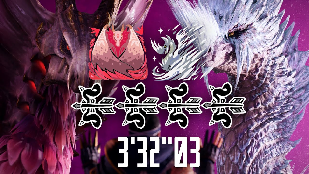 MH Rise Sunbreak - Speedrun Silver Sovereign, Crimson Monarch 4P Bow in 3'32
