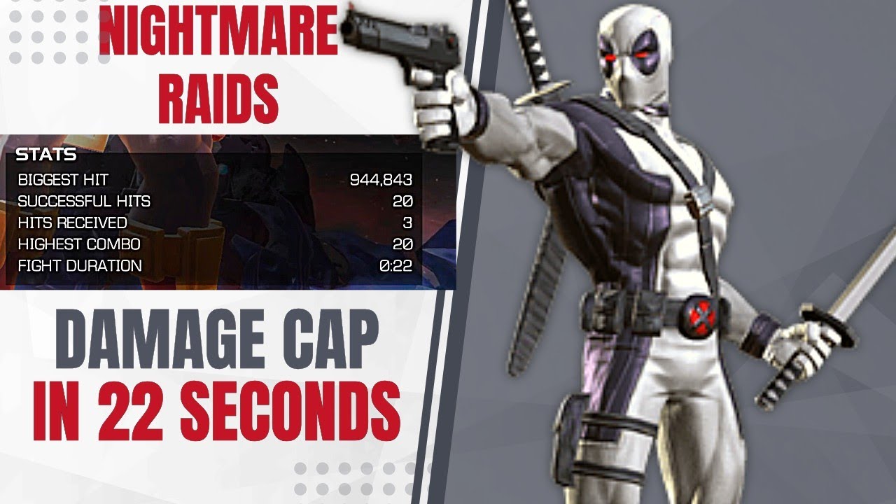 Nightmare Raids Damage Cap In 22 Seconds | Best Raids Champion | Mcoc