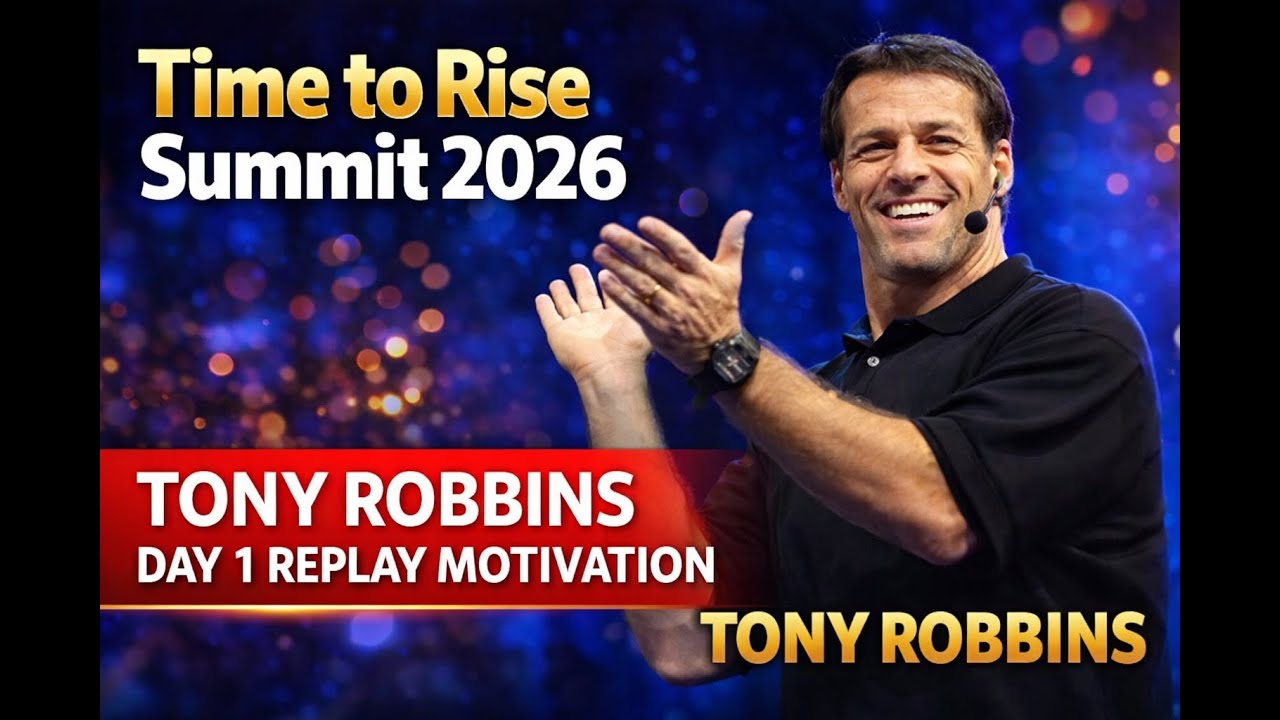 Time to Rise Summit 2026 | Tony Robbins Day 1 Replay Motivation