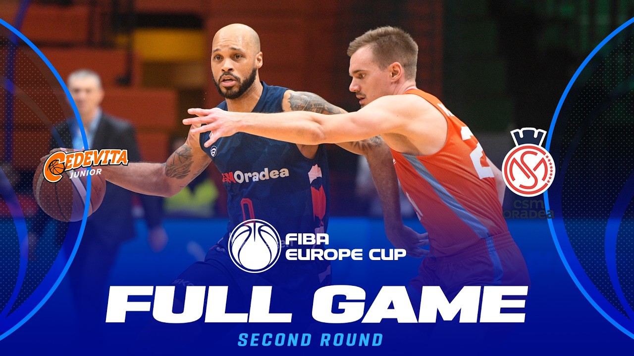 LIVE - Cedevita Junior v CSM CSU Raiffeisen Oradea | FIBA Europe Cup 2025-26 | Second Round