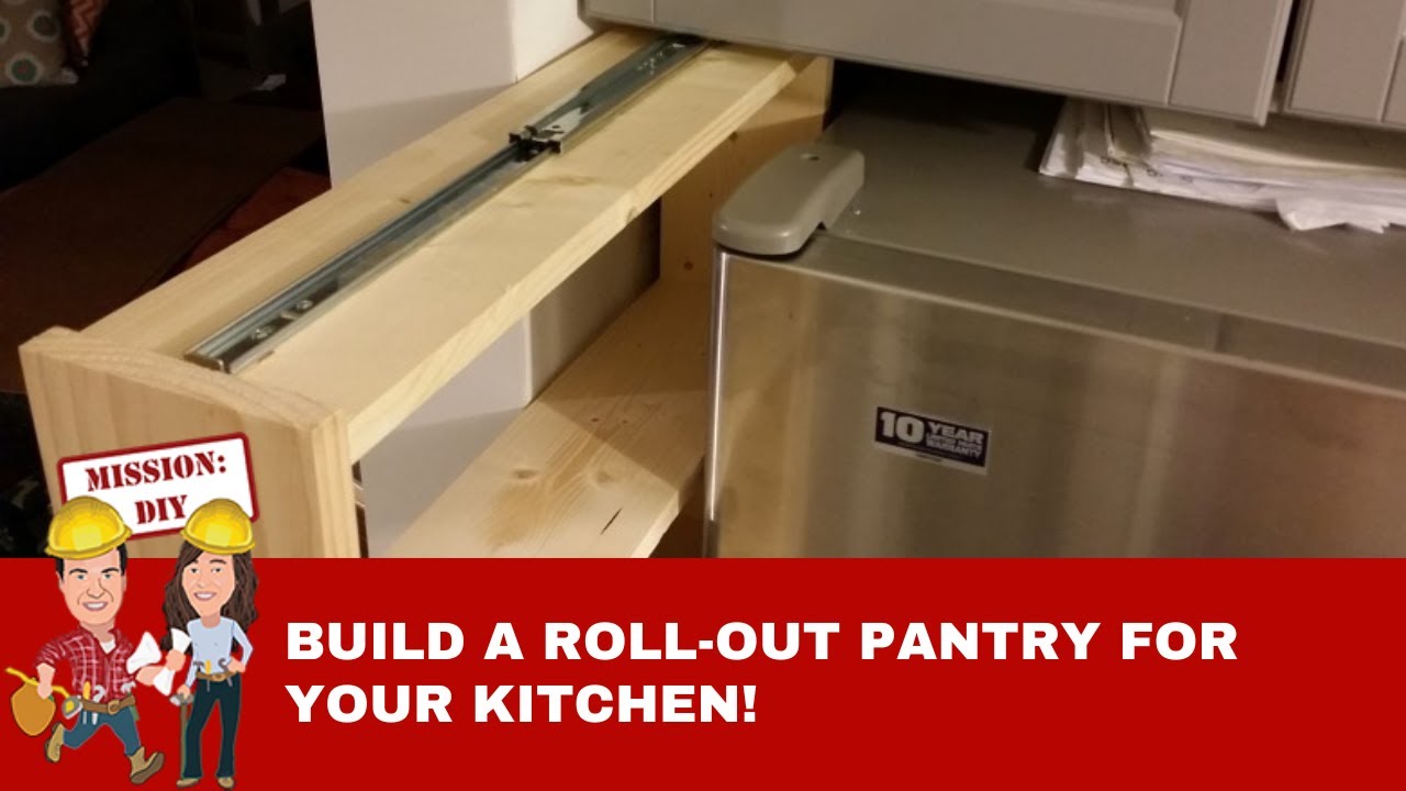 From Awkward to Awesome: Build a Roll-Out Pantry for Your Kitchen!