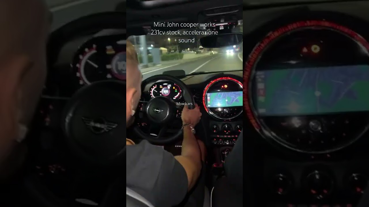 Mini John cooper works 231cv b48 engine, stock accelleration + sound