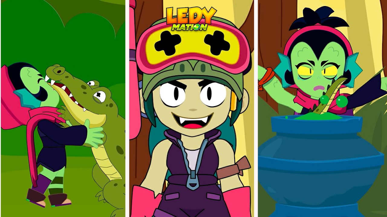 🐊🌴ALLI NEW BRAWLER ORIGIN🐊🌴Brawl Star Animation | Legends of the Underworld Season  - LEDYMATION