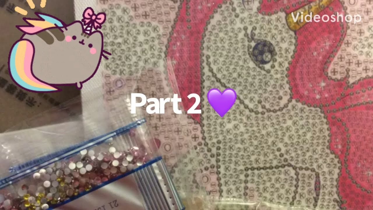 Join Me As We Finish Another Unicorn Diamond Painting! (Final Part)