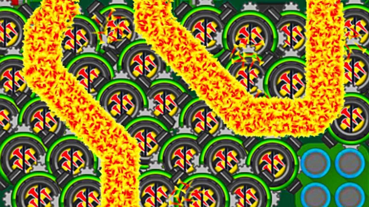 So I filled my ENTIRE map with Spike Factories... (Bloons TD Battles)