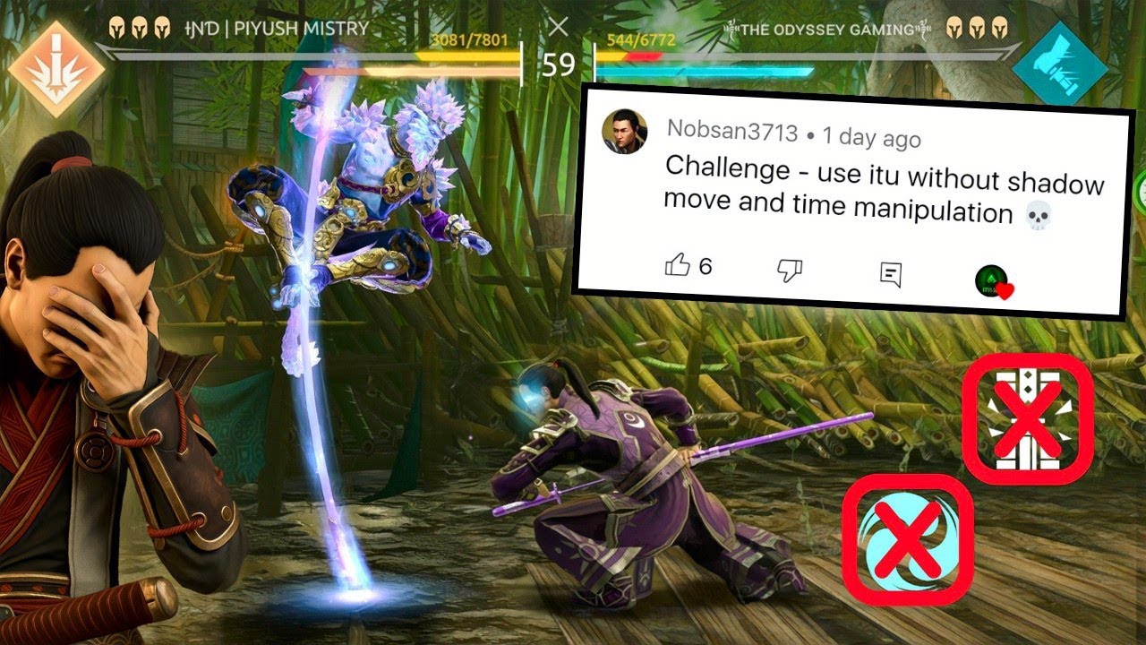 It’s Harder Than It Seems 😵‍💫 Don't use Time Manipulation and Shadow move || Shadow Fight 4 arena 