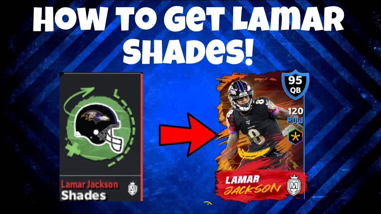 HOW TO GET THE LAMAR JACKSON SHADES! GET 95 LAMAR JACKSON FAST! Madden Mobile 21