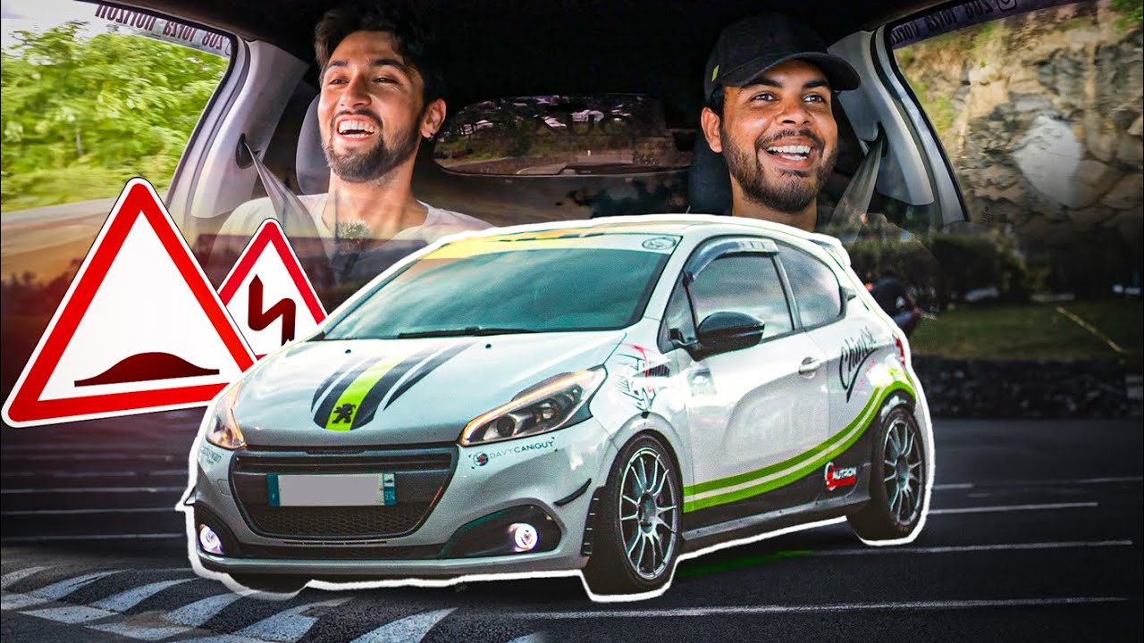 LA 208 HDI PRÉPA RALLYE DE KARTIK ! (On prend les dos d’âne beaucoup trop vite) 🤯