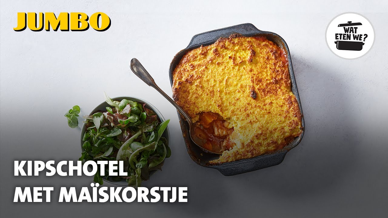 Wat eten we? Kipschotel met maïskorstje