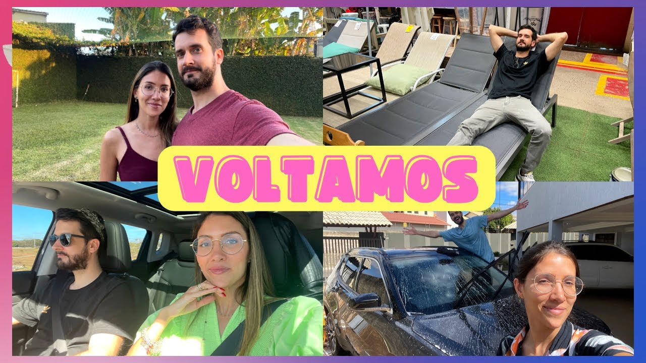 VOLTAMOS!! ALMOÇO em BRASÍLIA, COMPRAS e CARRO LAVADO e MUCHO MÁS