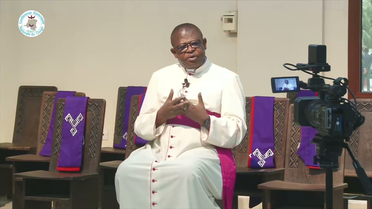 Le pourquoi de la présence des Évêques à Kinshasa.Suivez Mgr Donatien Nshole.