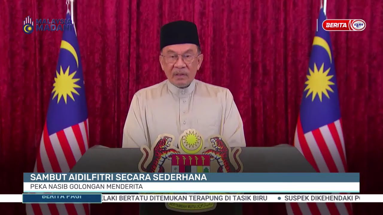 21 MAC 2026 - BERITA PAGI- SAMBUTAN AIDILFITRI SECARA SEDERHANA PEKA NASIB GOLONGAN MENDERITA