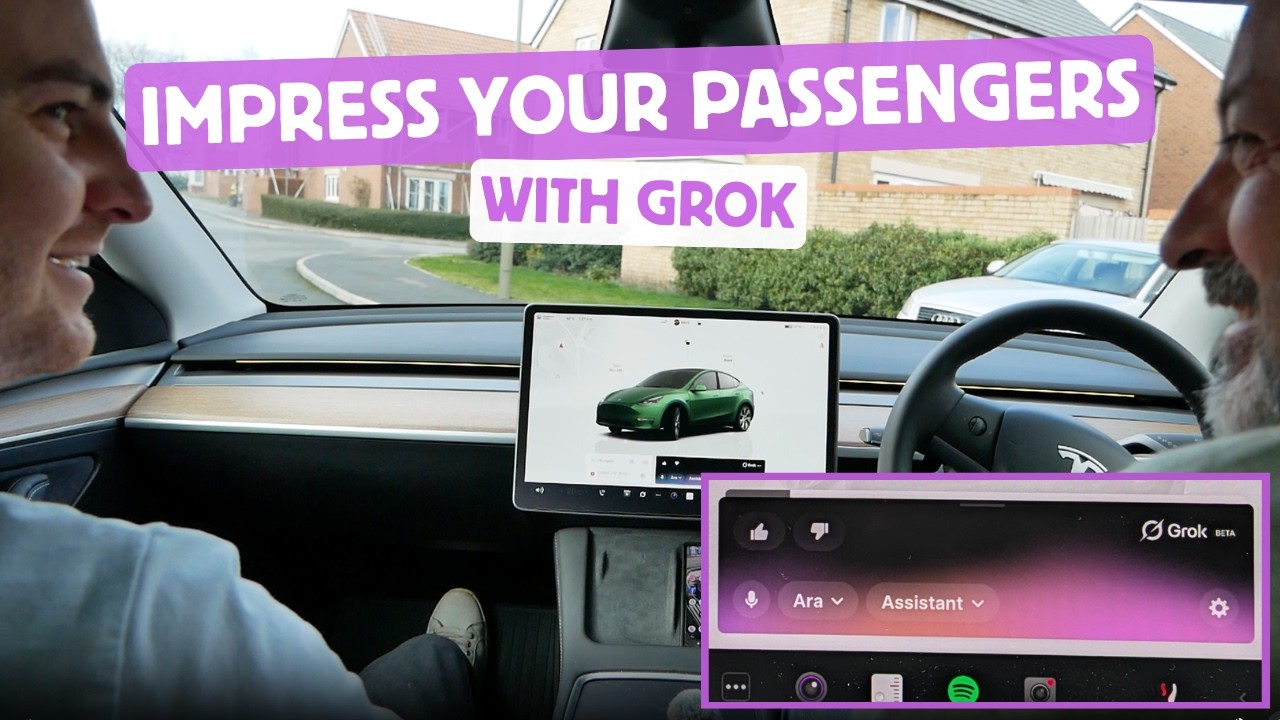 How to impress your passengers with Grok in your Tesla