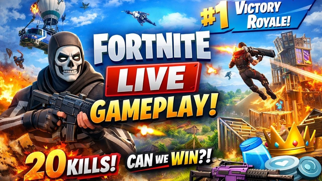 “Noob to Pro Gameplay – Fortnite Live Stream!”