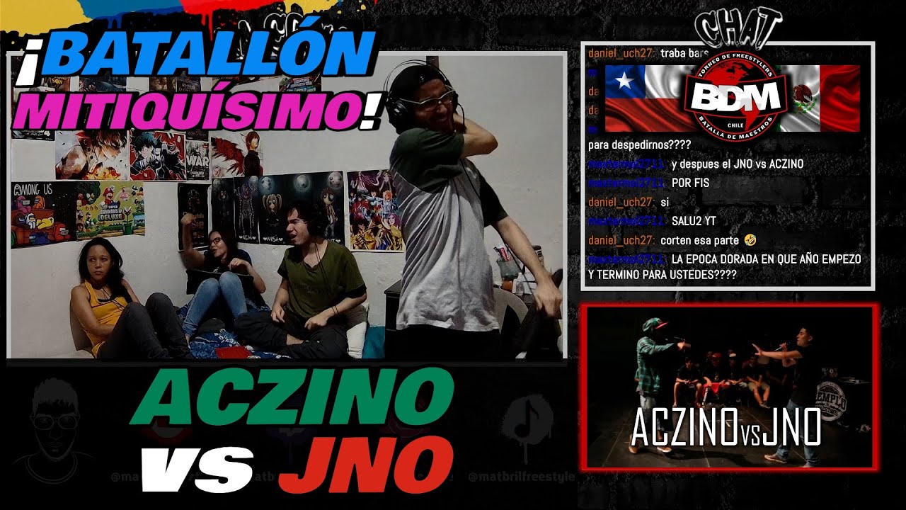 🔴COLOMBIANOS REACCIONAN a ACZINO vs JNO - ¡BATALLÓN MITIQUÍSIMO! [BDM DELUXE 2015]