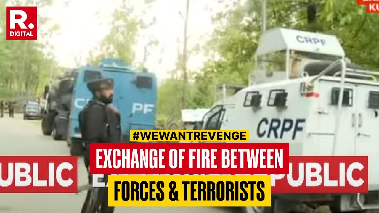 Anti-Terror Operations: Shots Fired At Terrorists During Search Ops In Kulgam | South Kashmir