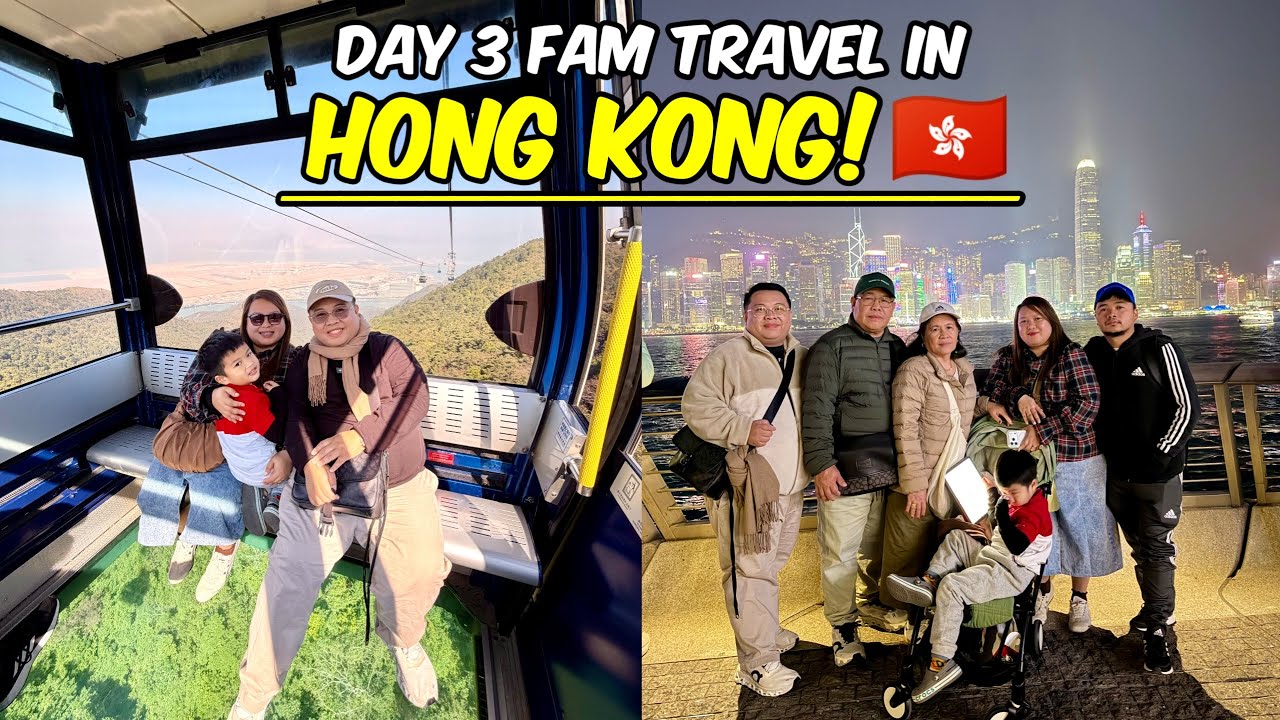 Let's go to Ngong Ping 360 + Victoria Harbour Night Views | Family Travel  🇭🇰
